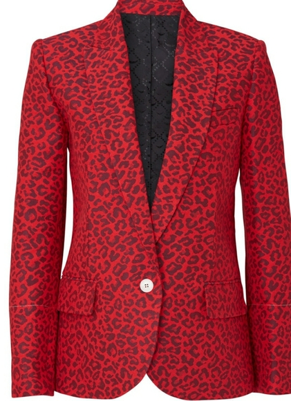 NWT Zadig & Voltaire Viking Jac Leo Jacket 36 S - Picture 3 of 7